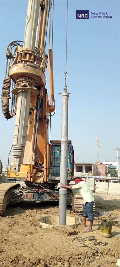 Rotary Piling | Advanced Pile Solutions | New Rock Construction Bihar